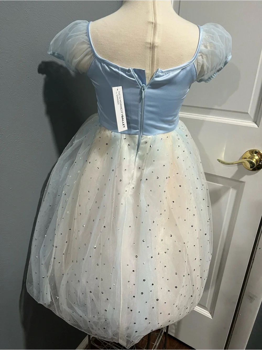 Light Blue & Ivory Sparkle  Dress for Kids (Gymboree Ballet Collection)